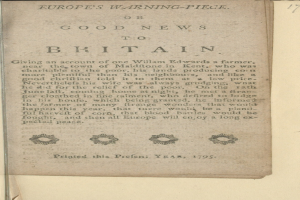 Offenes Buch mit dem Titel "Europas Warnschuss oder Gute Nachricht für Großbritannien" auf seinen Seiten angezeigt.